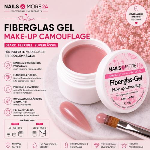 NAM24 - Fiberglas Gel Make Up Camouflage | (5-250g)